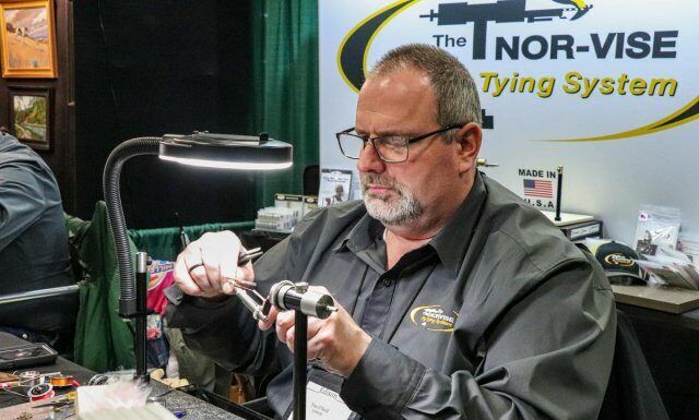 WFS 220 – The Norvise Rotary Fly Tying Vise with Tim O’Neill tim o'neil