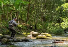 994 | English Trout Fishing with Howard Croston: Dry Flies, Grayling, and Hardy Reels Howard-Croston-English-trout-fishing.
