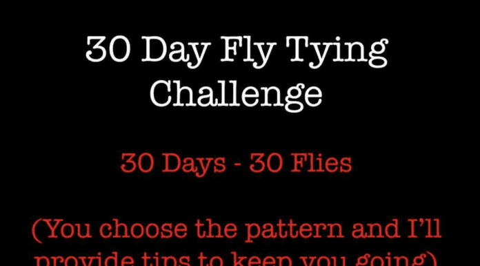 30 Day Fly Tying Challenge fly tying challenge