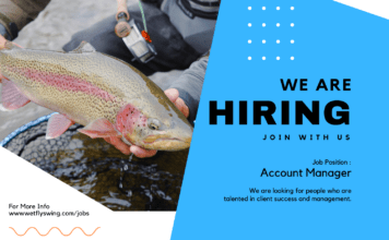Wet Fly Swing Podcast Account Manager – Apply to Join the Swing Team we are hiring