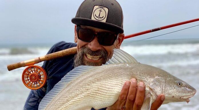877 | Fly Fishing the Surf with Frank Vargas – Corbina, Surf Perch, Leopard Sharks