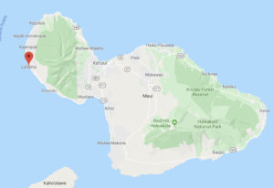Lahaina fly fishing map
