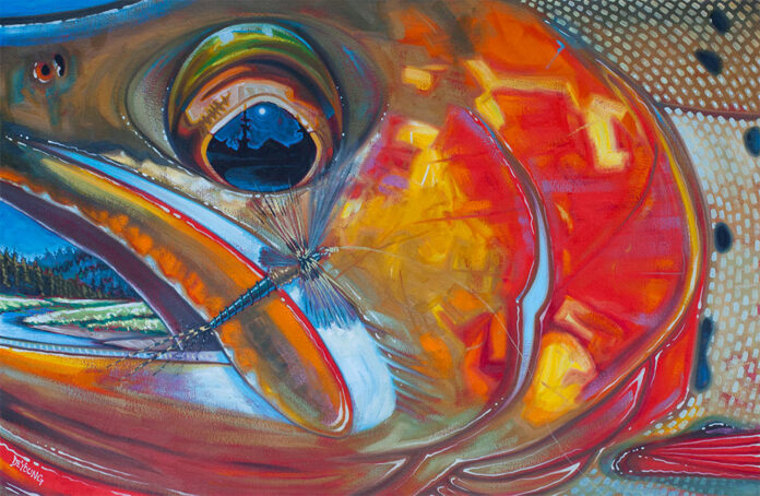 fly fishing art