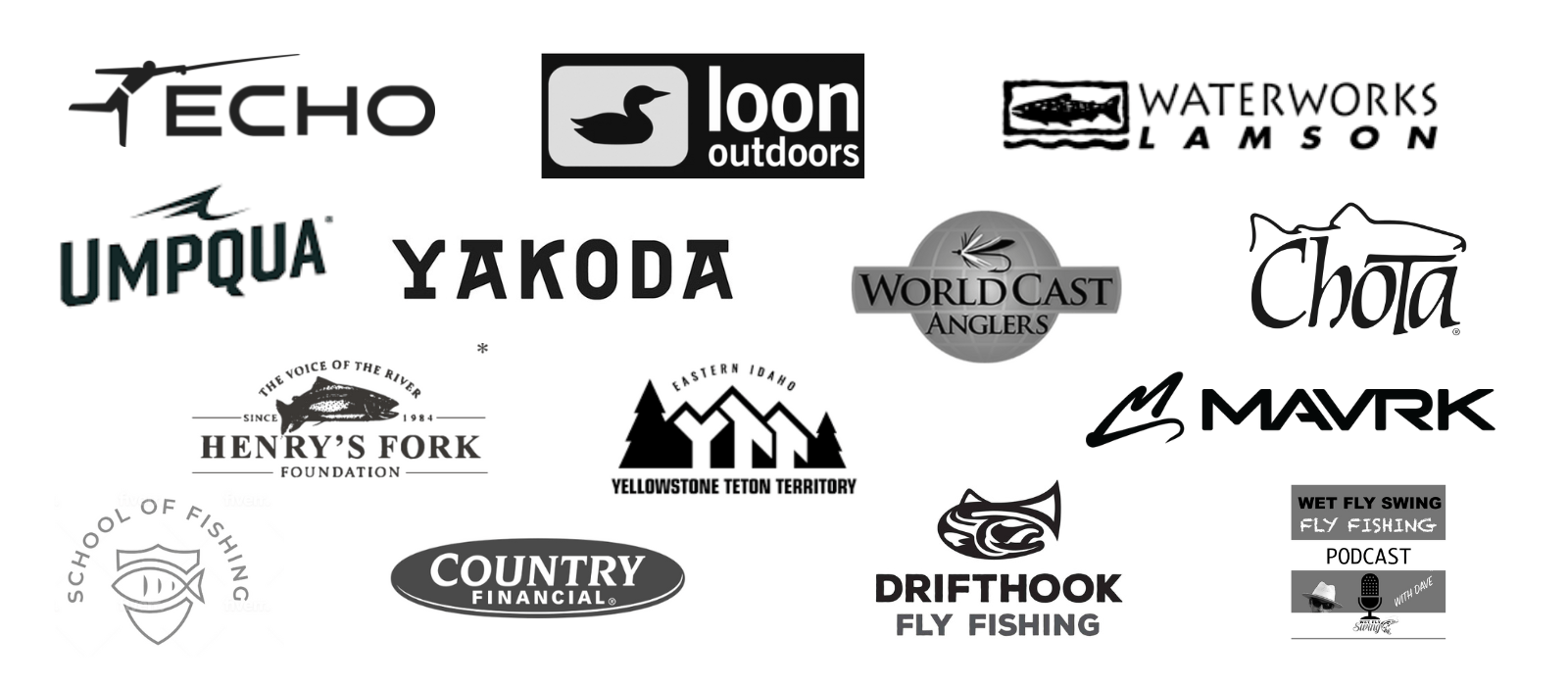 sponsor logos of the school