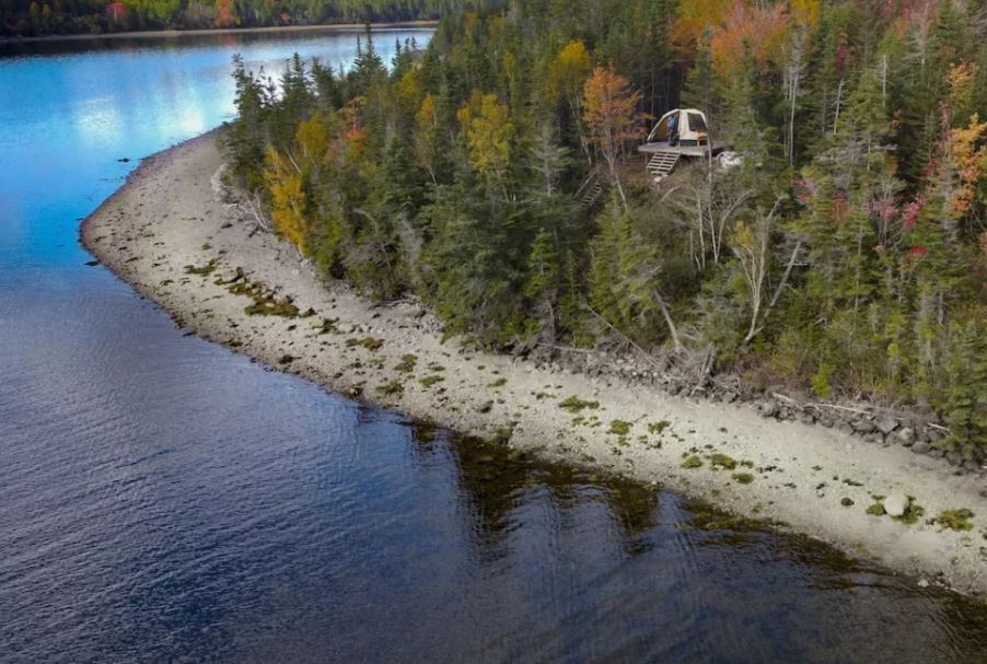Glamping Photo via: https://backroadramblers.com/glamping-in-cape-breton/