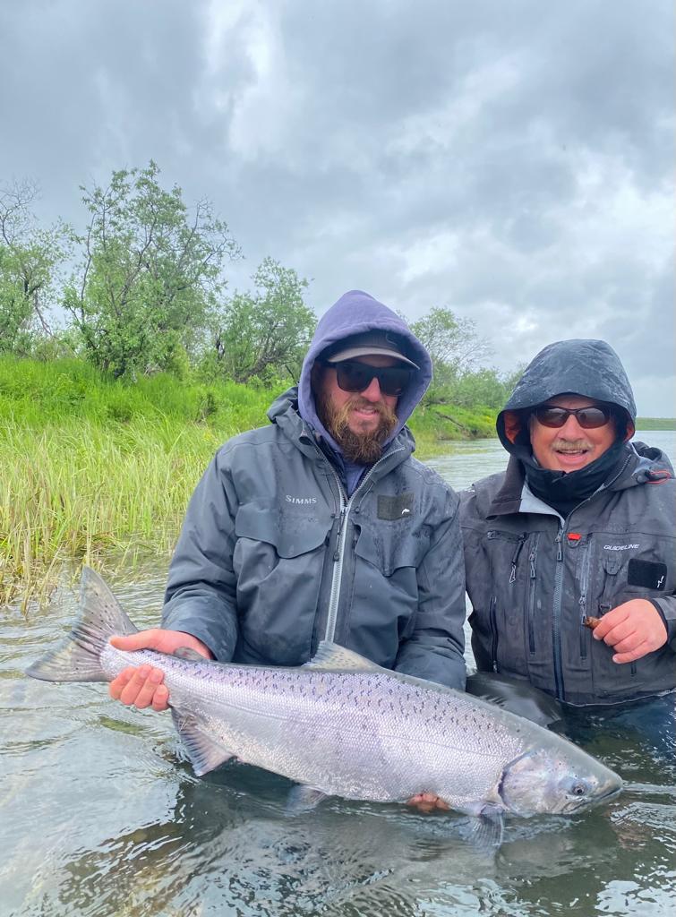 fishing for king salmon