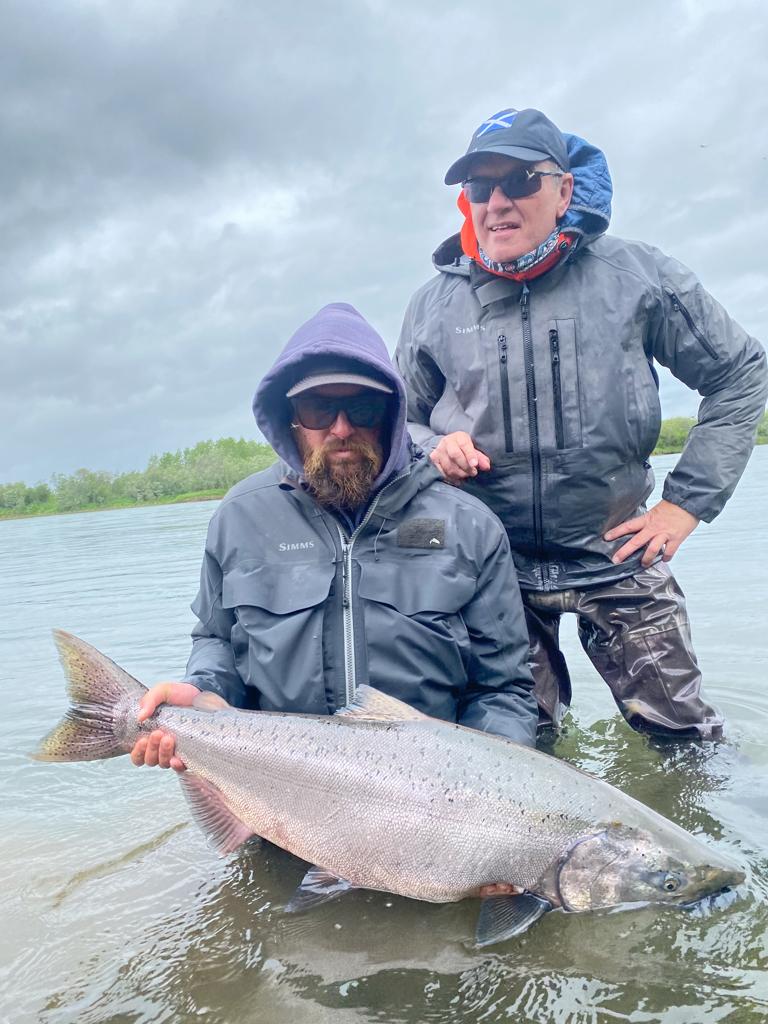 fishing for king salmon