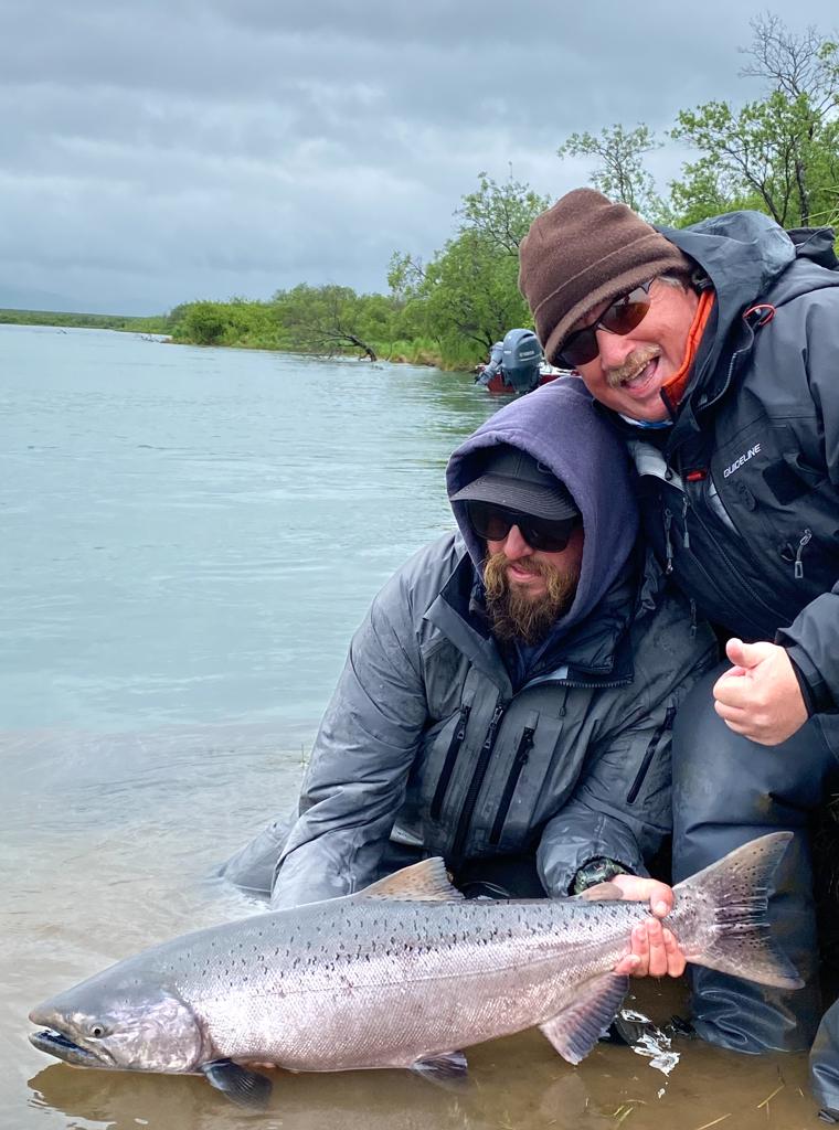 fishing for king salmon