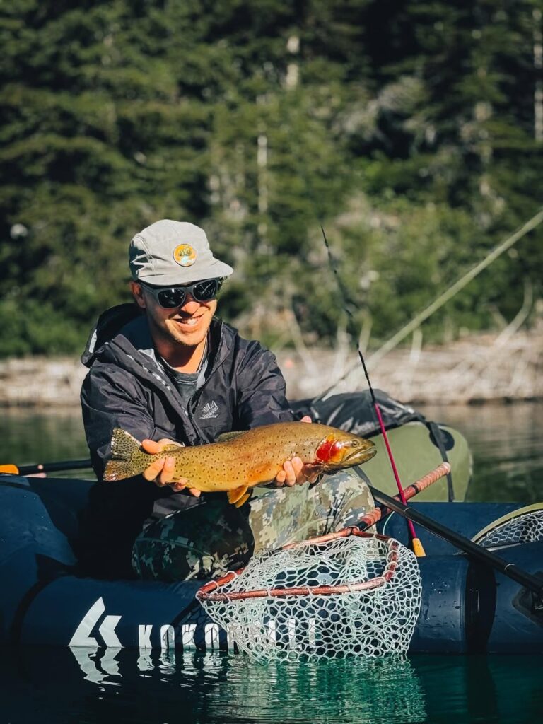 819 | Kelly Reaume on Backcountry Skinz – Neoprene Leggings, Fly Fishing  Calgary Alberta, Bull Trout - Wet Fly Swing