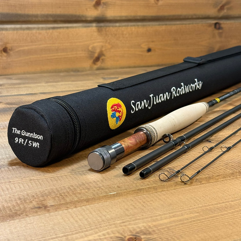 San Juan Rod Works Gunnison 9 foot 5 weight fly rod setup for choosing the right fly rod