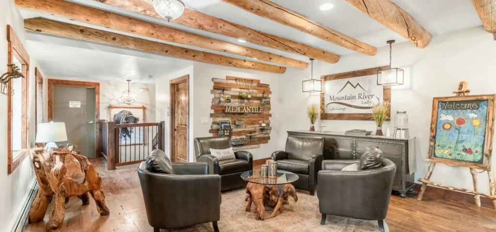 Mountain River Lodge - Inside Lodge