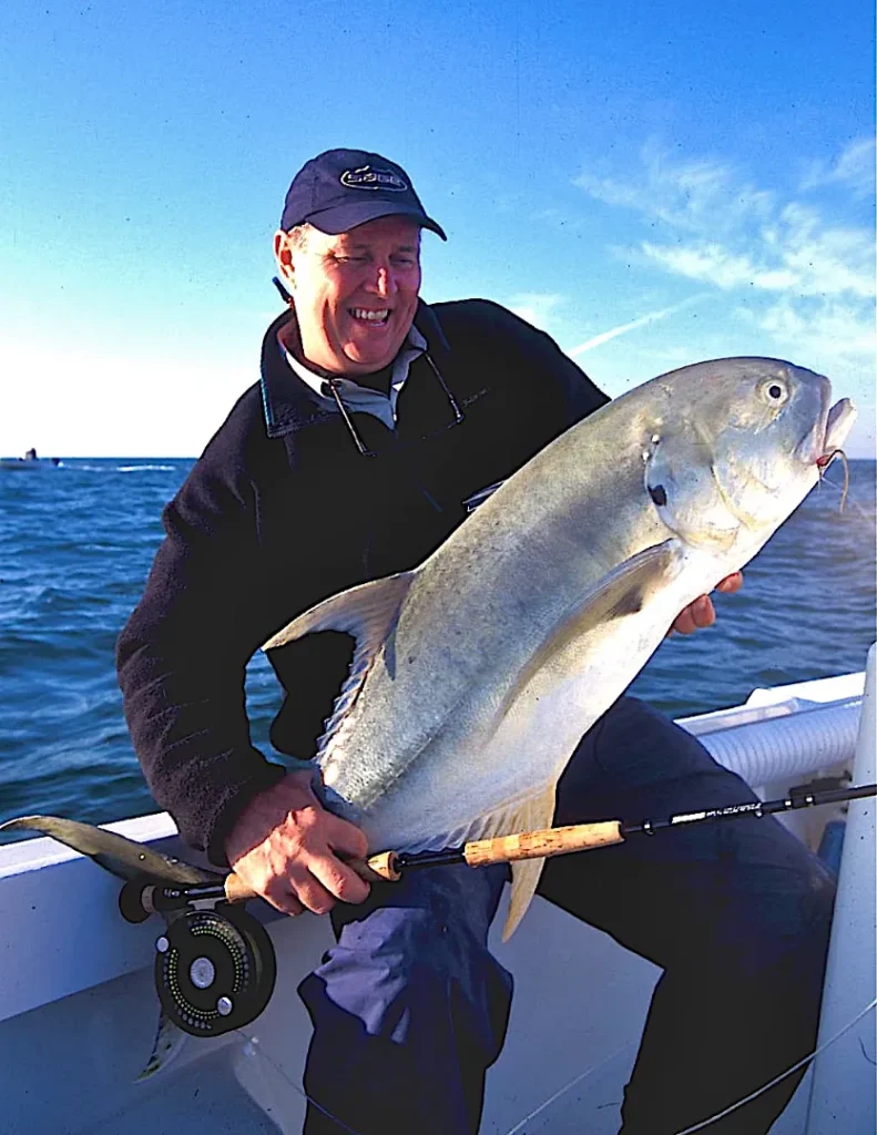 Ed Jaworowski with a crevalle jack 