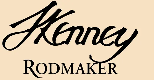Kenney Rodmaker logo representing custom fly rod design and craftsmanship
