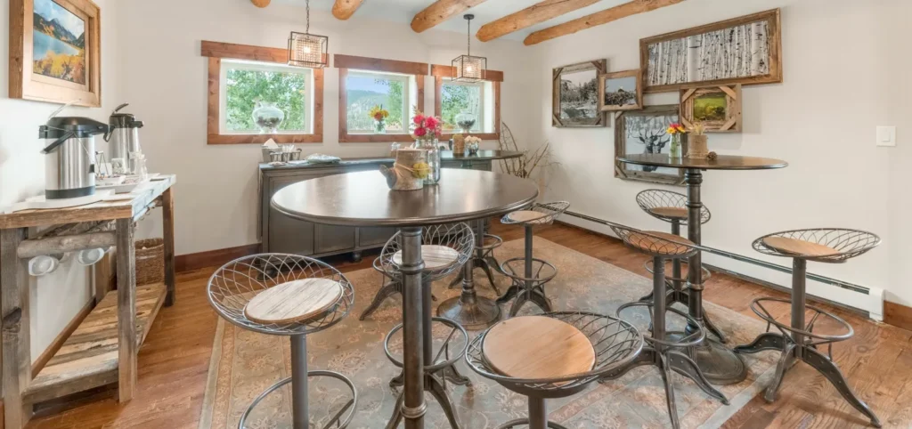 mountain river lodge interior