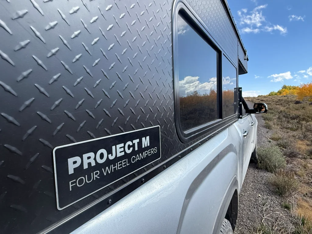 Side view of Four Wheel Camper Project M