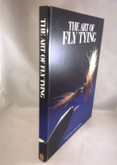 The Art of Fly Tying book by John Van Vliet cover with fly pattern