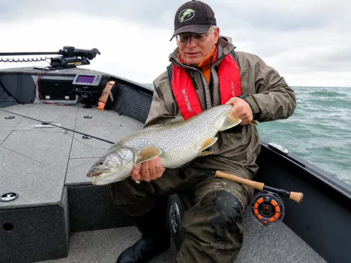 Lake Trout Fly Fishing in the Great Lakes with Jerry Darkes
