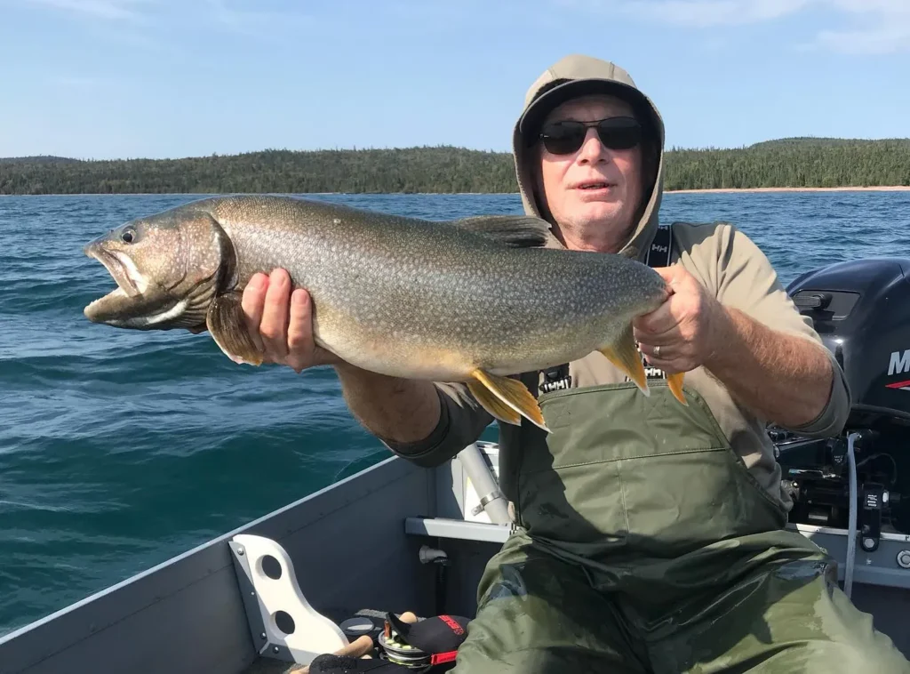 Lake Trout Fly Fishing in the Great Lakes with Jerry Darkes