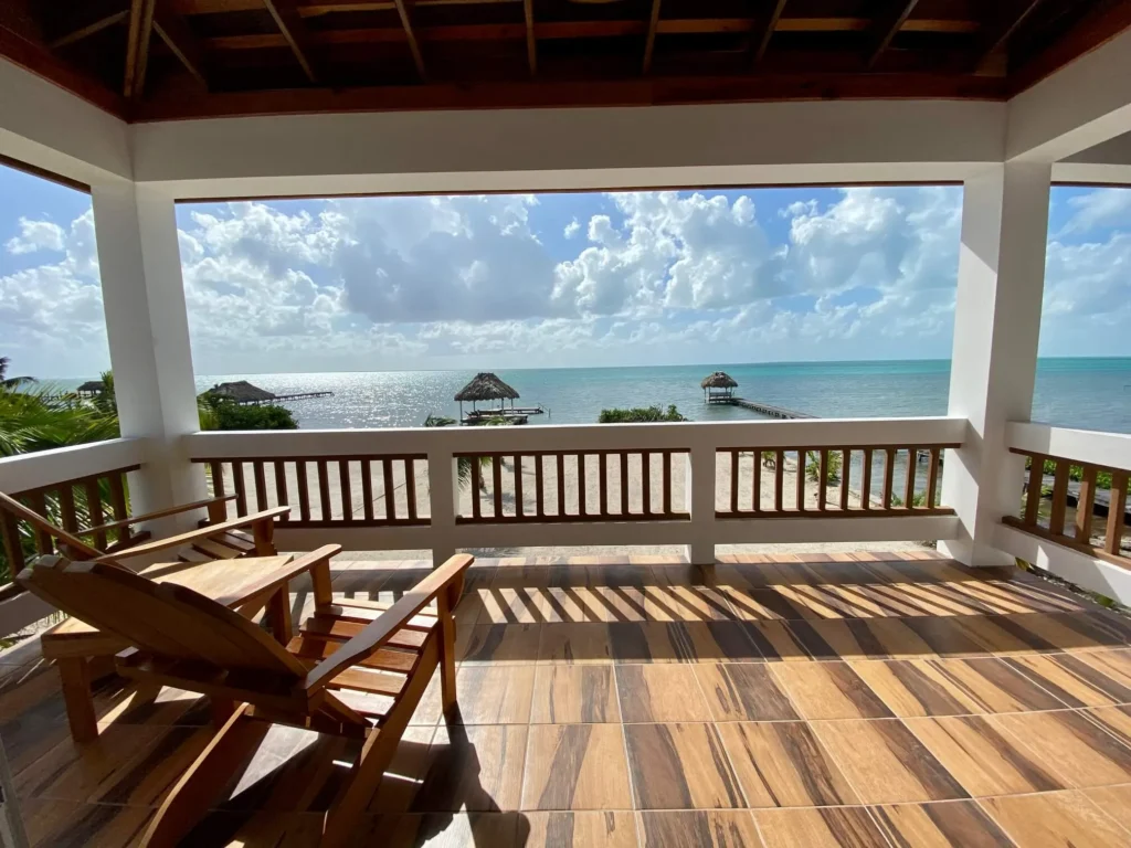 Blue Bonefish Lodge Fishing Belize, Balcony View