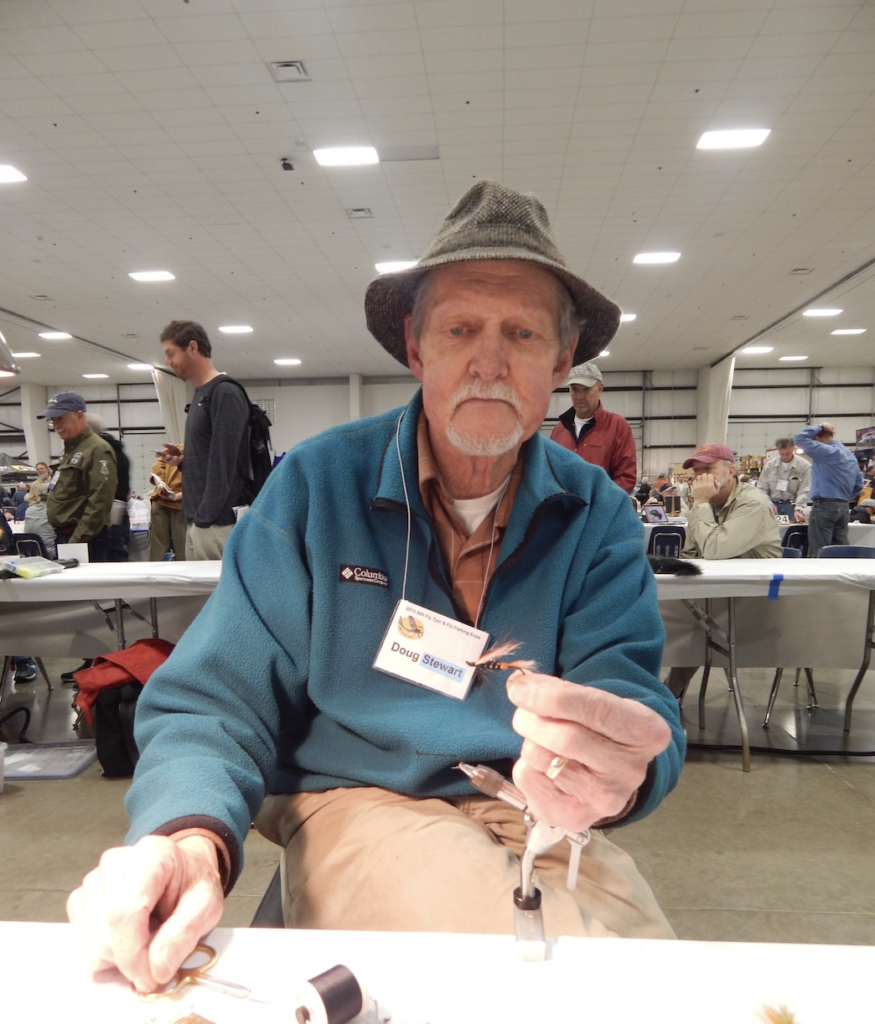 Doug at the Albany Fly Tying Expo